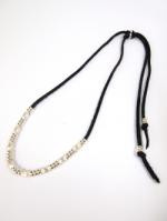 blutenblattͽ7پʡReduce Pipe Beads Necklace-SILVER-
