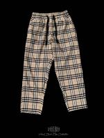 【FLASHBACK19SS最新作】Beige check Wide Pants