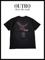 OUTRO-feer de seal- Back Eagle Essential Tee BLK