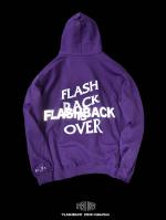 【FLASHBACK×Champion】OVERSIZE FLASHBACK is OVER Reflector Hoodie PUR