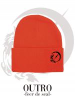OUTRO-feer de seal- Wolf Logo Knit Cap ORG