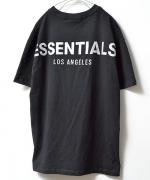 ESSENTIALS LOGO PRINT T-SHIRT / LA限定 バックロゴリフレクタープリントTシャツ