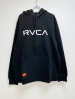 RVCA メンズ BIG RVCA HOODIE パーカー【2020年秋冬モデル】 BLK