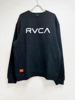 RVCA メンズ BIG RVCA CREW トレーナー【2020年秋冬モデル】BLK