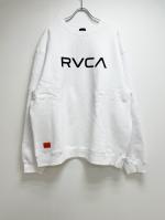 RVCA メンズ BIG RVCA CREW トレーナー【2020年秋冬モデル】WHT