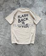 【FLASHBACK最新作】''FLASHBACK is OVER'' Reflectior OVERSIZE T-Shirts BEG