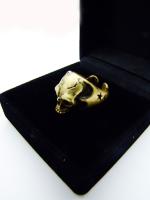 FLASHBACK　JAPAN　MADE　Skull　Brass　Ring