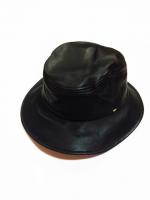FLASHABCKSheep Leather  Shield Bucket Hat