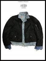 【FLASHBACK17AW最新作】Vintage Damage Denim&MA-1 Jacket