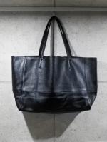 【先行予約1月入荷商品】Cow Leather Tote Bag-BLACK-