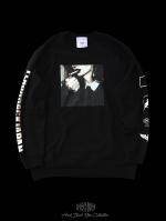 FLASHBACK18SSǿSmoking Lady Photo Sleeve Logo Sweat